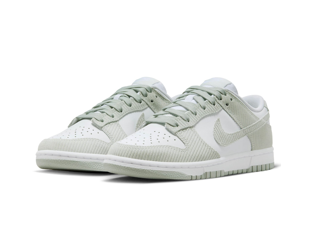 Nike Dunk Low Light Silver Corduroy (Women's)