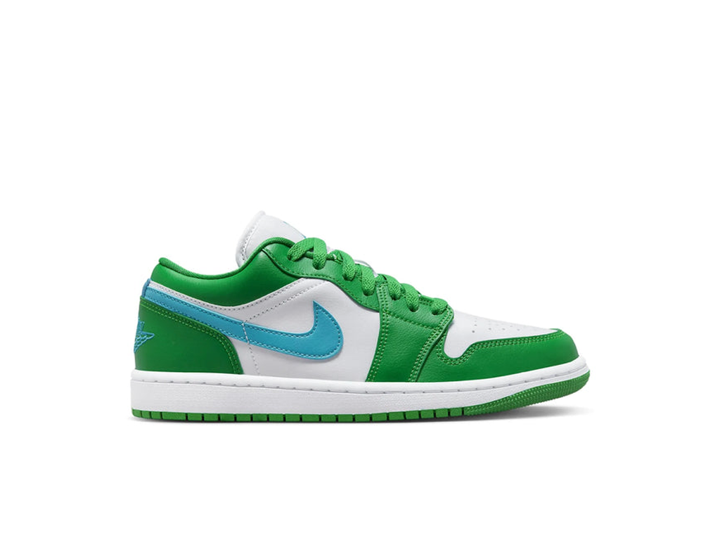 Nike Jordan 1 Low Lucky Green Aquatone (Women's)