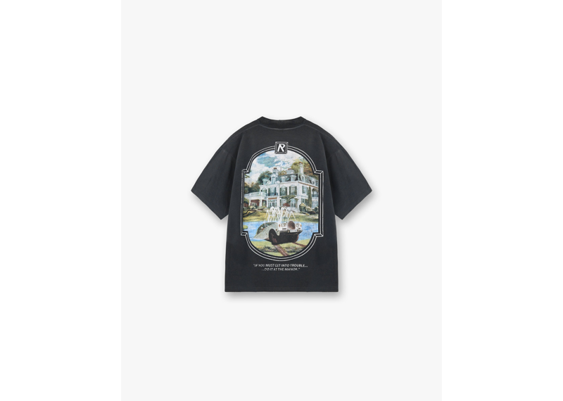 Represent Revere Manor T-Shirt Stained Black-Represent-pikastore.cz