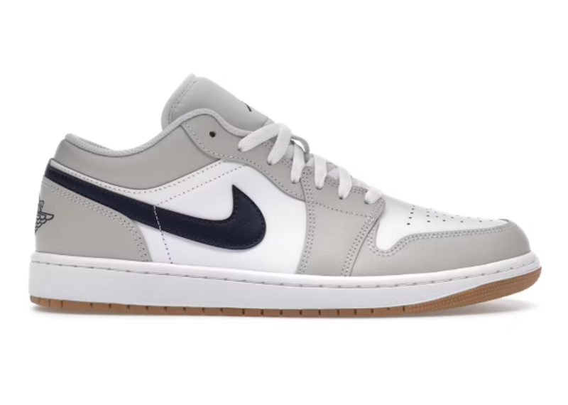 Nike Jordan 1 Low Midnight Navy Neutral Grey-Nike-pikastore.cz