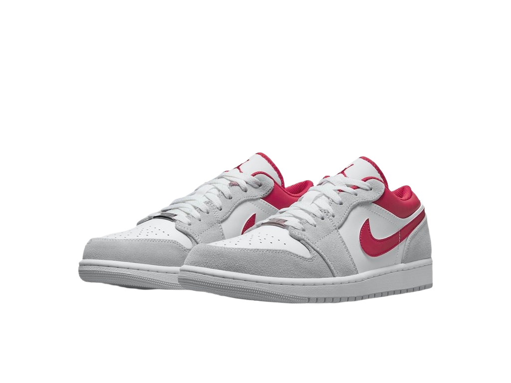 Nike Air Jordan 1 Low SE Smoke Grey Gym Red (GS)-sneakers-Air Jordan-pikastore.cz