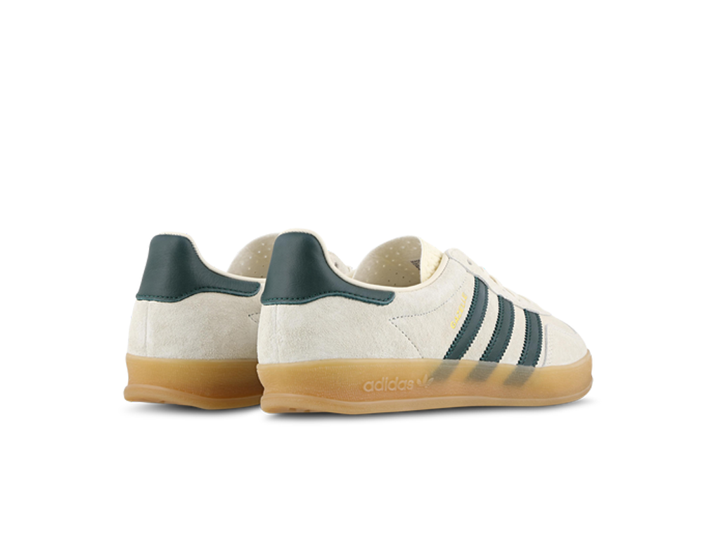 Adidas Gazelle Indoor Cream White Collegiate Green Gum