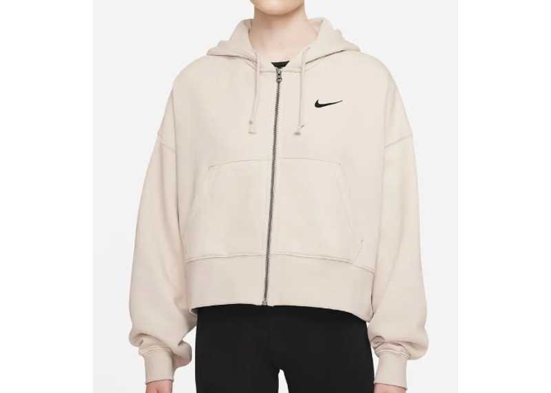 Nike Sportswear Essential Full-Zip Fleece Hoodie - Desert Sand-Nike-pikastore.cz