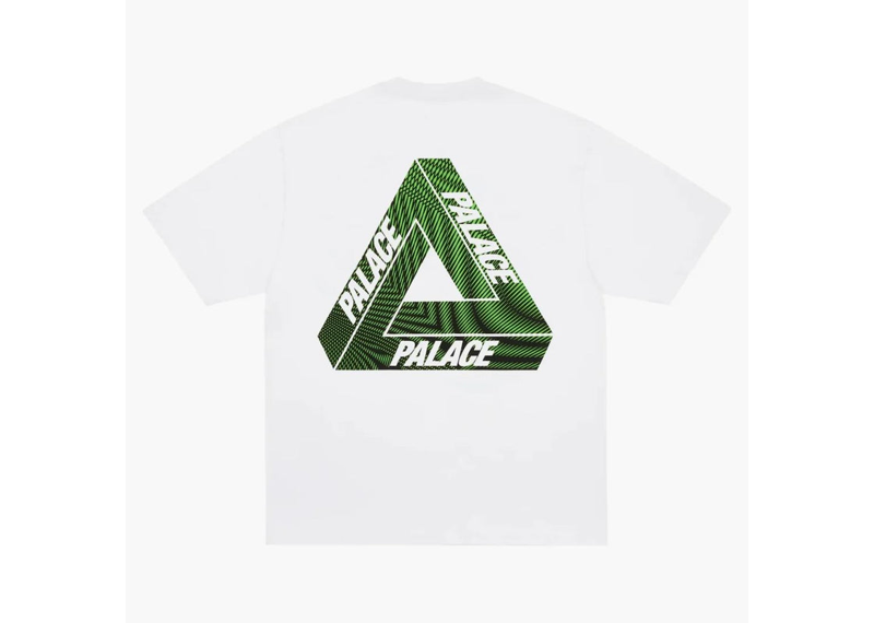 Palace Tri-vex T-shirt White/Green-Palace-pikastore.cz