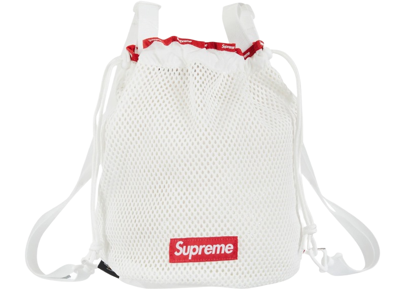 Supreme Mesh Small S23 Backpack White-Supreme-pikastore.cz