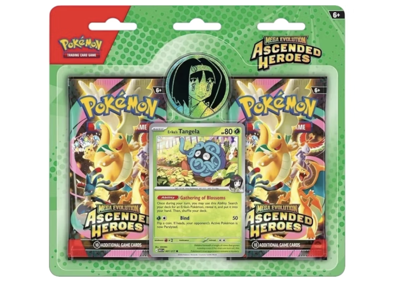 Pokemon Ascended Heroes: Erikas Tangela 2-Pack Blister-Pokemon-pikastore.cz