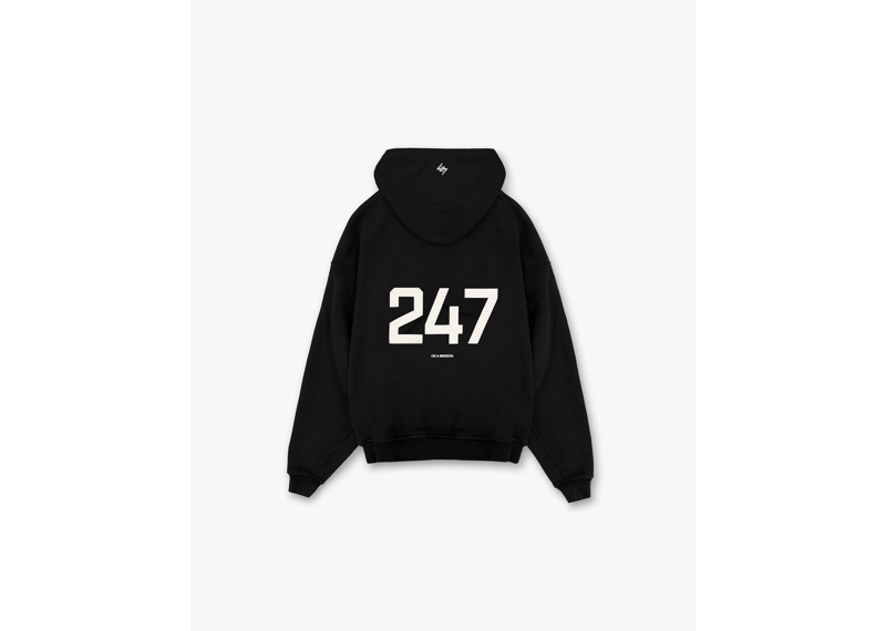 Represent 247 Oversized Hoodie Jet Black-Represent-pikastore.cz