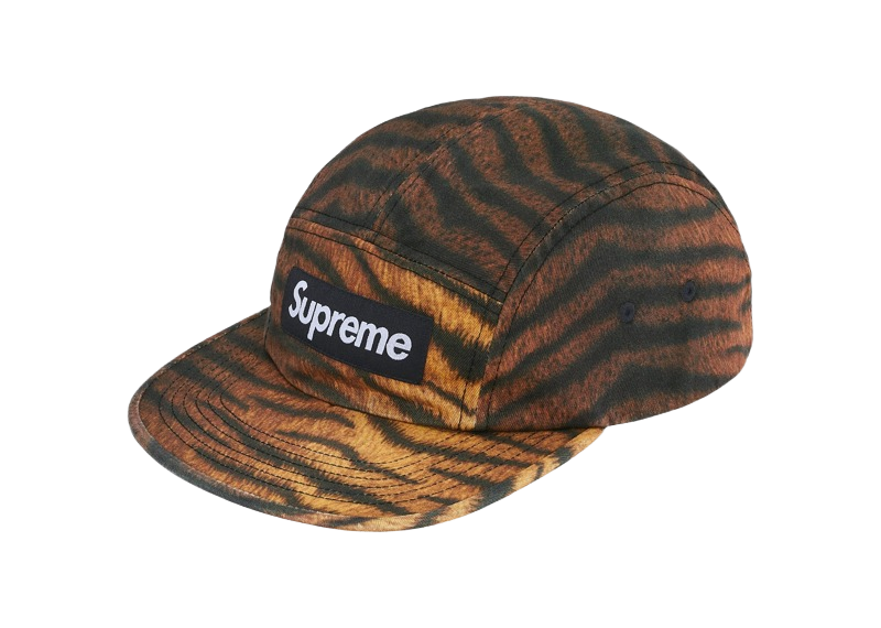 Supreme Washed Chino Twill Camp Cap (FW25) Tiger-Supreme-pikastore.cz