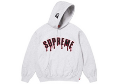 Supreme Ghostface Arc Hooded Sweatshirt Ash Grey