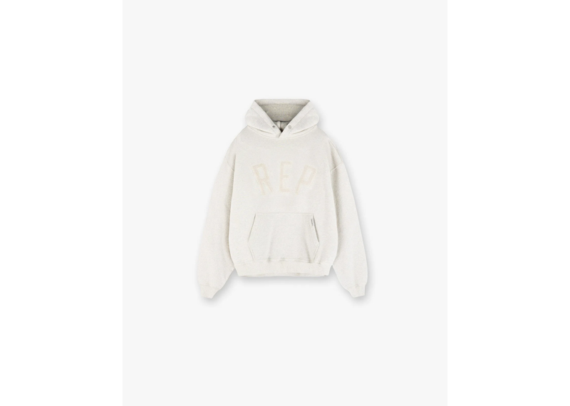 Represent Rep Applique Hoodie Cream Marl-Represent-pikastore.cz