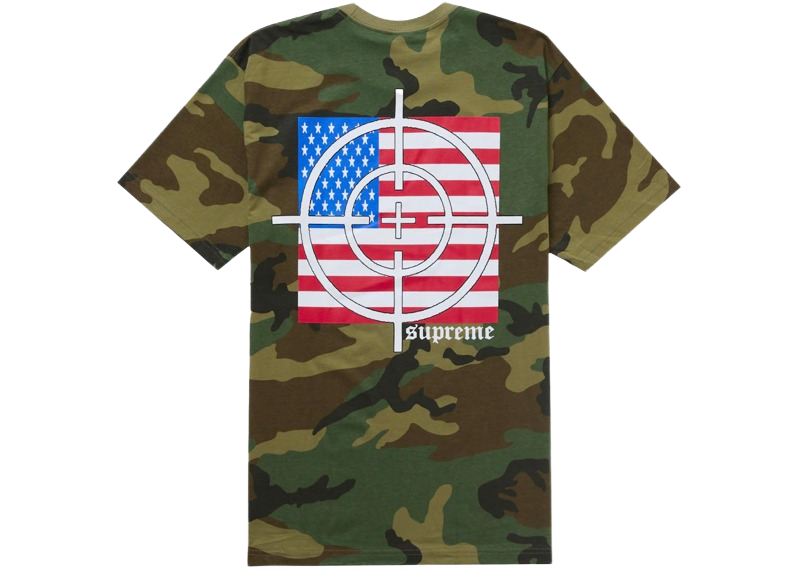 Supreme Target Tee Woodland Camo-Supreme-pikastore.cz
