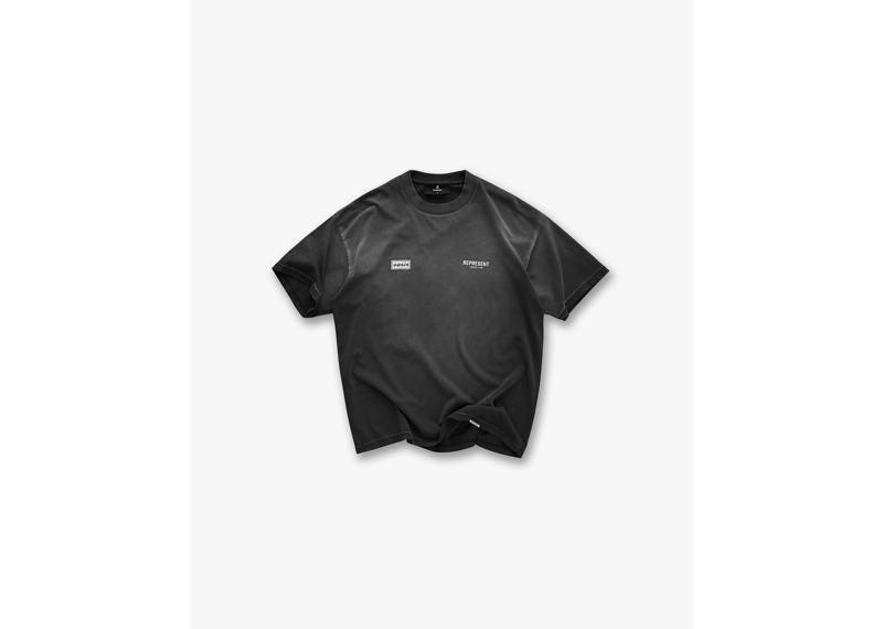 Represent X Oasis Owners Club T-Shirt Stained Black-Represent-pikastore.cz