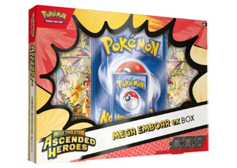 2026 Pokemon Mega Evolution Ascended Heroes Mega Emboar ex Box-Pokemon-pikastore.cz