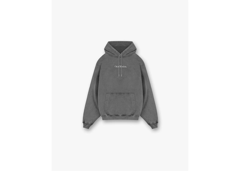 Represent 247 On A Mission Hoodie Aged Black-Represent-pikastore.cz