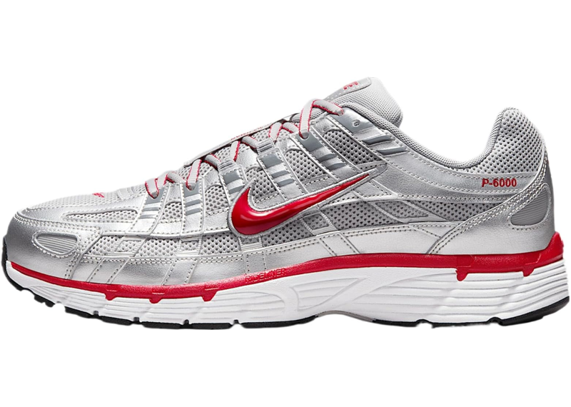 Nike P-6000 Metallic Silver Gym Red-Nike-pikastore.cz