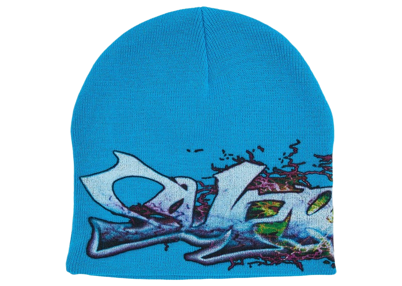 Supreme Tag Beanie (FW25) Blue-Supreme-pikastore.cz
