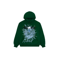 Sp5der Hunter Green Hoodie