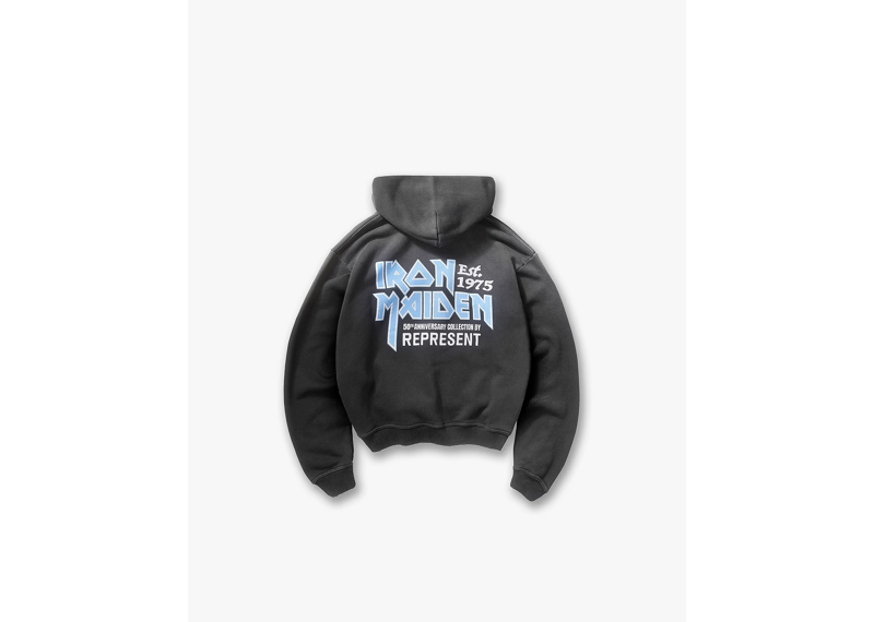 Represent X Iron Maiden Anniversary Zip Through Hoodie-Represent-pikastore.cz