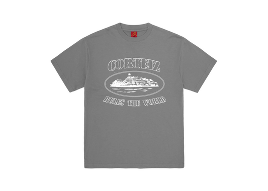 Corteiz OG Alcatraz Tee Gully Grey