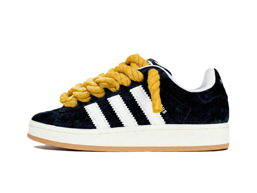 Adidas Campus 00s Black Rope Laces Yellow-Adidas-pikastore.cz