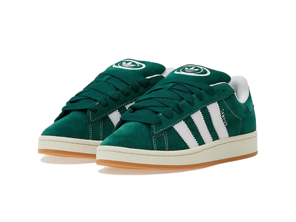 Adidas Campus 00s Dark Green White (Kids)-sneakers-Adidas-pikastore.cz