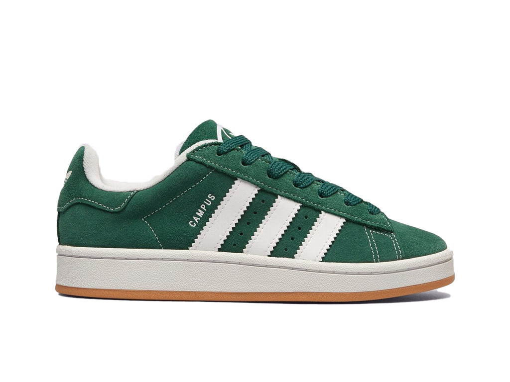 Adidas Campus 00s Dark Green White (Kids)-sneakers-Adidas-pikastore.cz