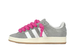 Adidas Campus 00s Gray Rope Laces Pink