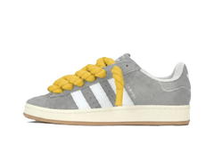 Adidas Campus 00s Gray Rope Laces Yellow