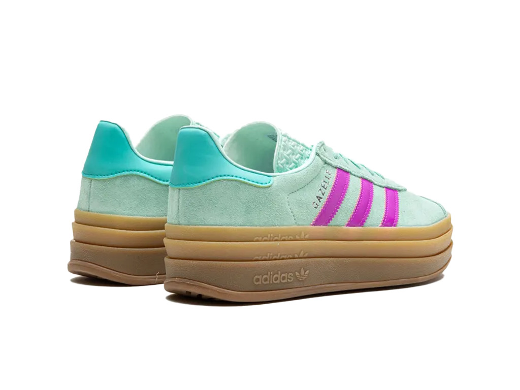 Adidas Gazelle Bold J Clear Mint Flash Pink-Adidas-pikastore.cz