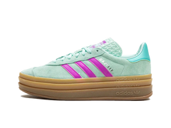 Adidas Gazelle Bold J Clear Mint Flash Pink