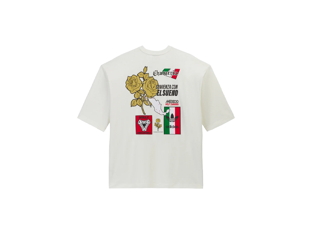 Adidas X WILLY CHAVARRIA GRAPHIC TEE – tričko, bílá