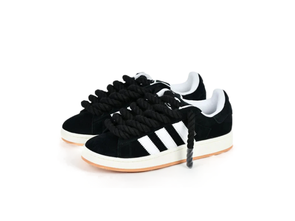 Adidas Campus 00s Black Rope Laces Black-Adidas-pikastore.cz
