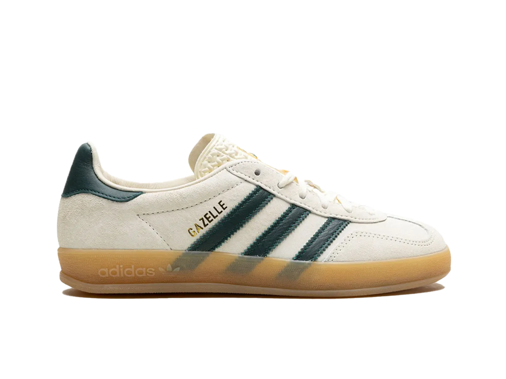 Adidas Gazelle Indoor Cream White Collegiate Green Gum-sneakers-Adidas-pikastore.cz
