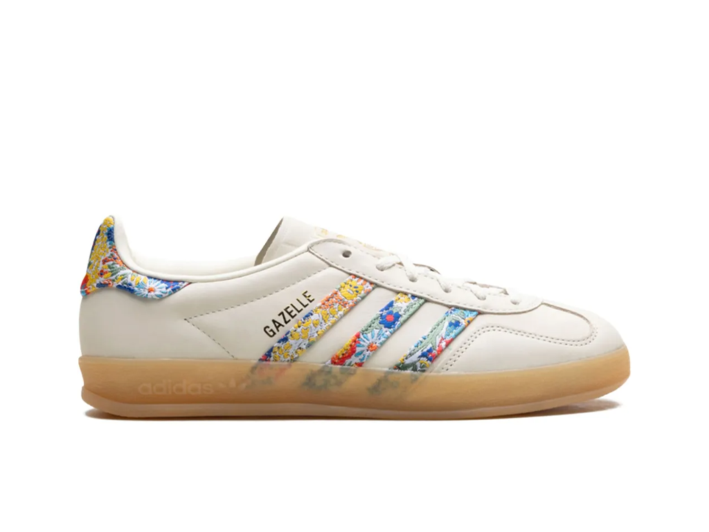 Adidas Originals x Liberty London Womens Gazelle Indoor White-Adidas-pikastore.cz