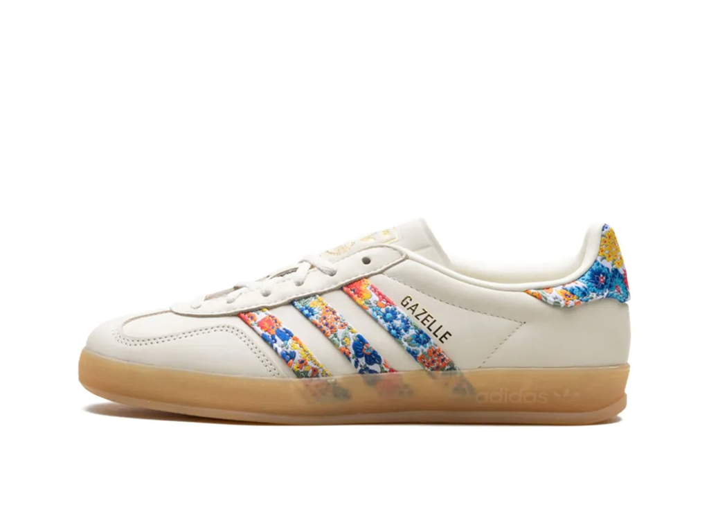 Adidas Originals x Liberty London Womens Gazelle Indoor White-Adidas-pikastore.cz