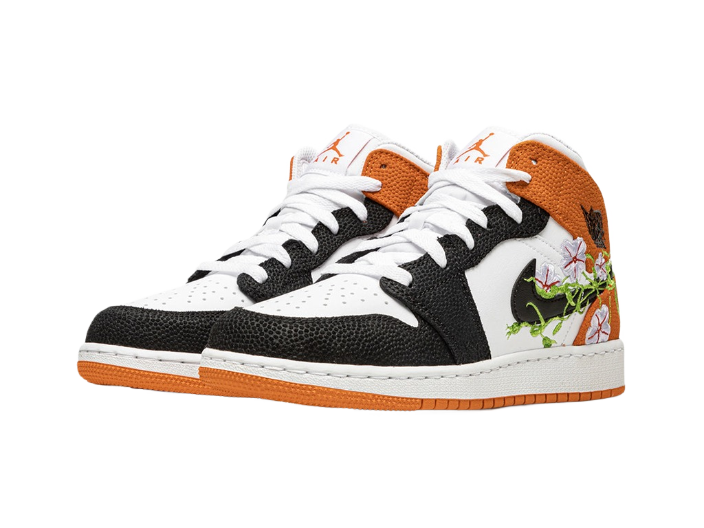 Nike Air Jordan 1 Mid GS Floral-Air Jordan-pikastore.cz