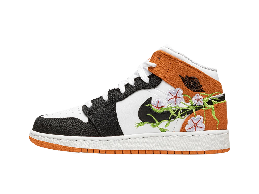 Nike Air Jordan 1 Mid GS Floral-Air Jordan-pikastore.cz