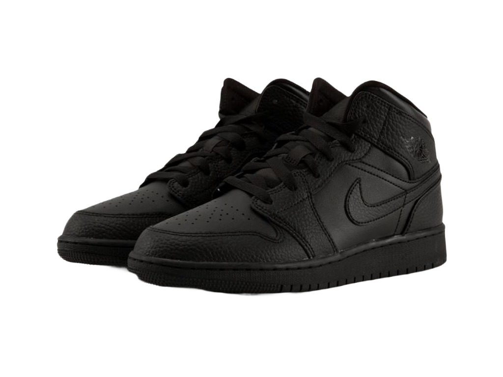 Nike Air Jordan 1 Mid GS Triple Black 2022-Air Jordan-pikastore.cz