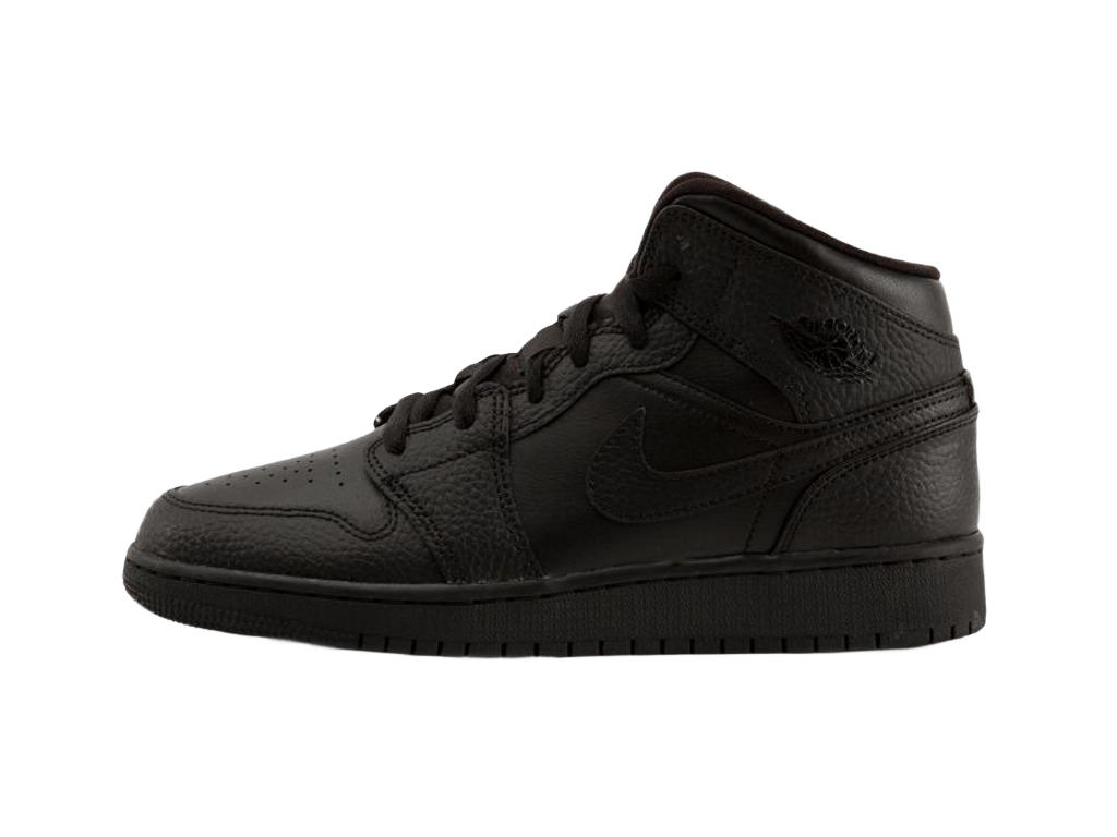 Nike Air Jordan 1 Mid GS Triple Black 2022-Air Jordan-pikastore.cz