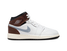 Nike Air Jordan 1 Mid SE GS White Blue Grey-Air Jordan-pikastore.cz