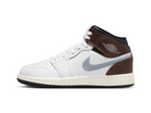 Nike Air Jordan 1 Mid SE GS White Blue Grey-Air Jordan-pikastore.cz