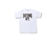 BAPE Bicolor NYC Logo Tee White