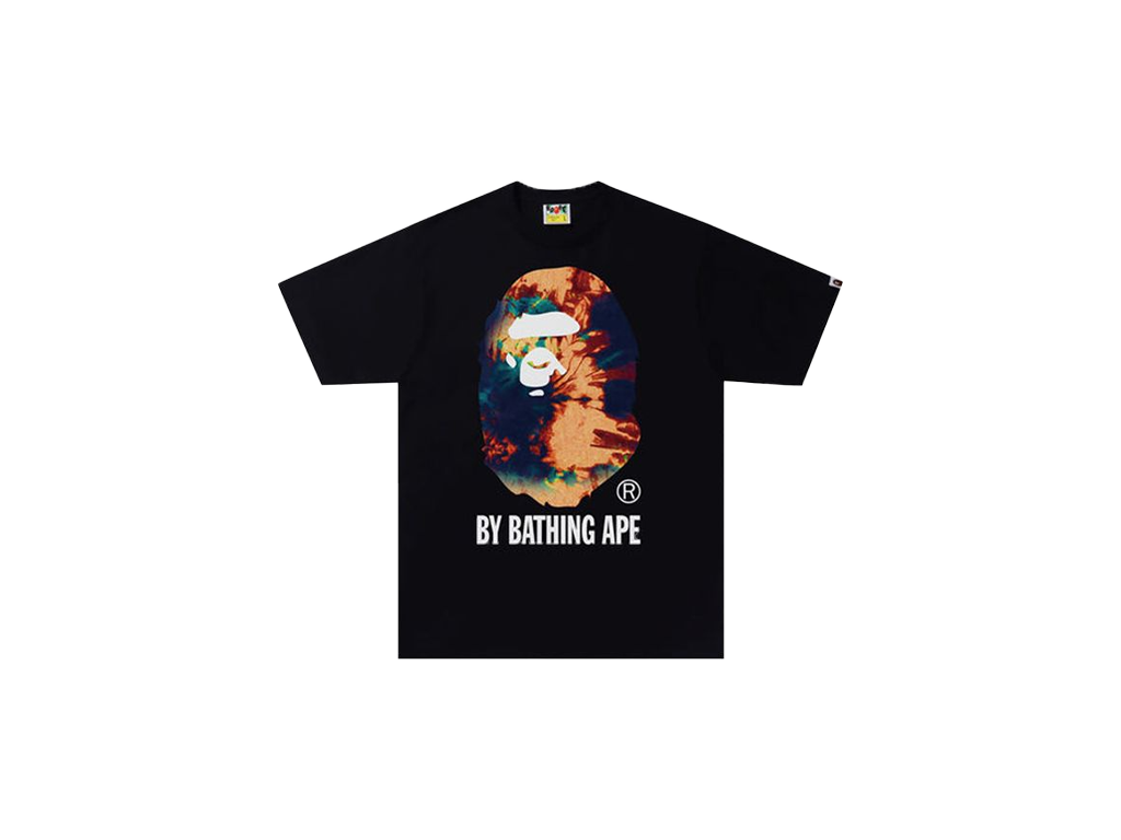 BAPE Tie Dye By Bathing Ape Tee Black/Navy-BAPE-pikastore.cz