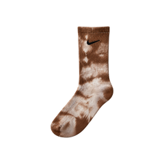 Nike Tie Dye Socks Brown 1pc
