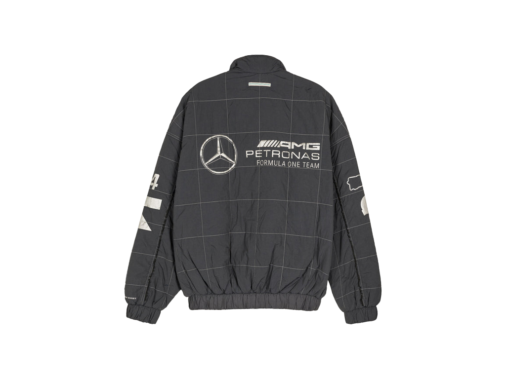 Bad Bunny x Mercedes AMG x adidas Racing Jacket Grey-Adidas-pikastore.cz