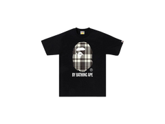 Bape Check By Bathing Ape Tee Black (graues Karo)