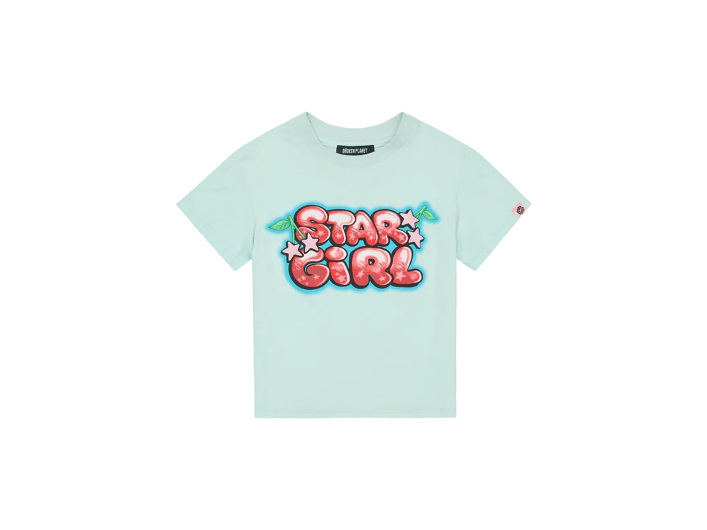 Broken Planet Stargirl Tee Aqua Blue-Broken Planet-pikastore.cz