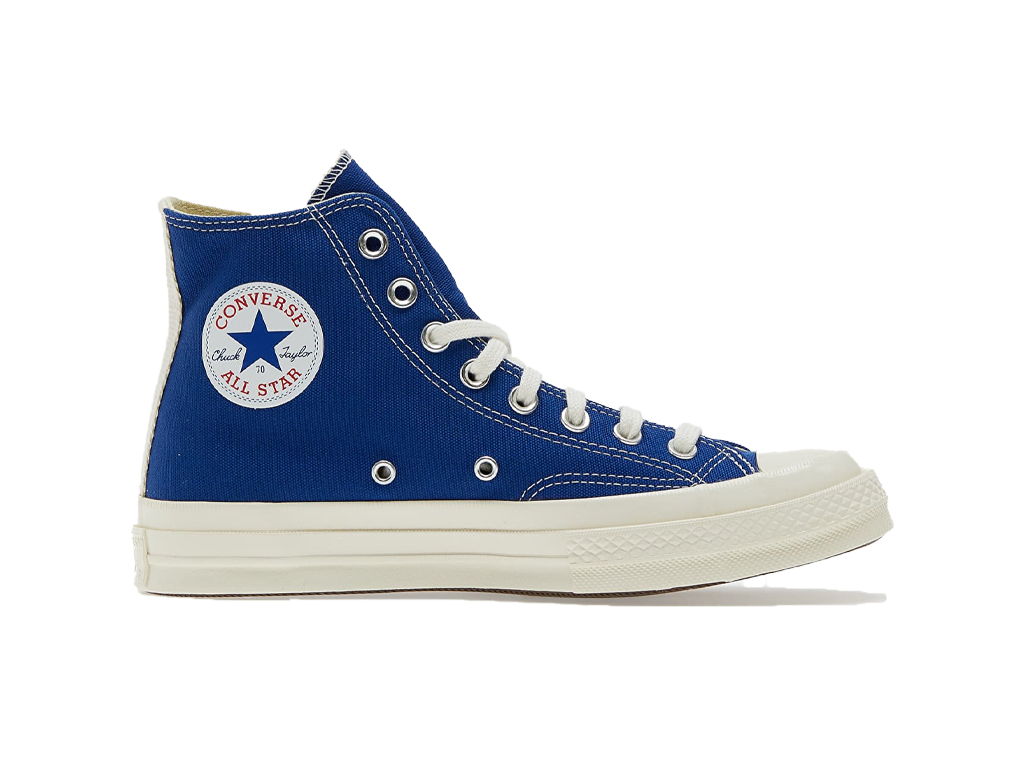 Converse Comme des Garcons PLAY x Chuck 70 High Blue Quartz-Converse-pikastore.cz