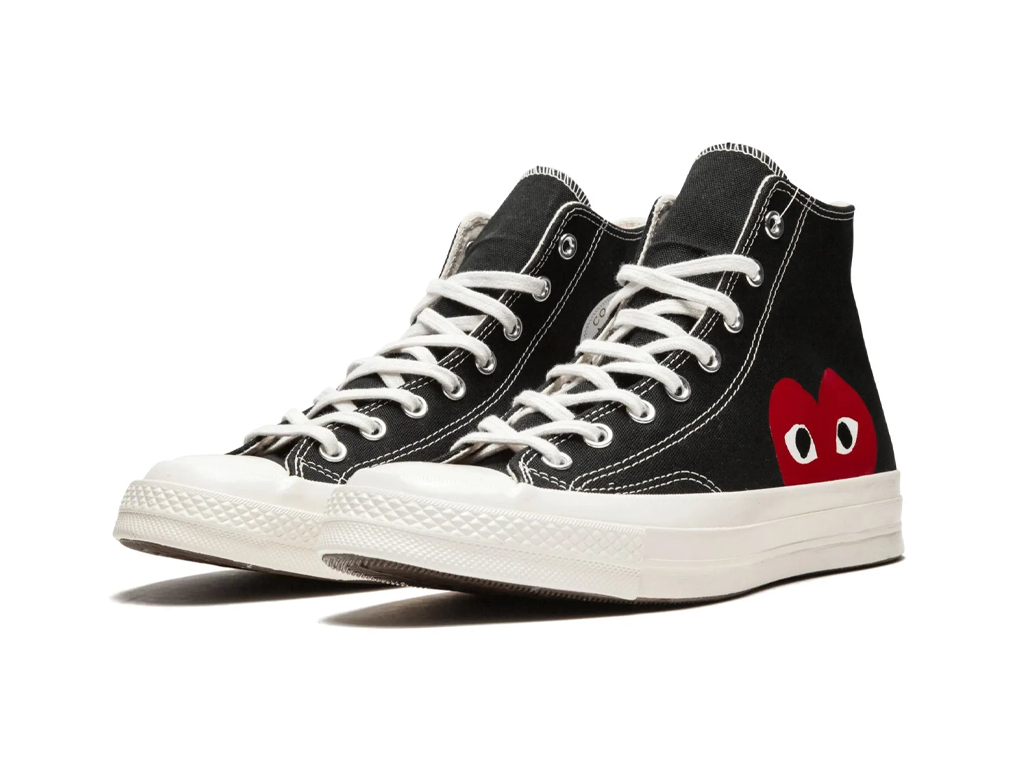 Converse Chuck Taylor All Star 70 Hi Comme des Garcons PLAY Black-Converse-pikastore.cz