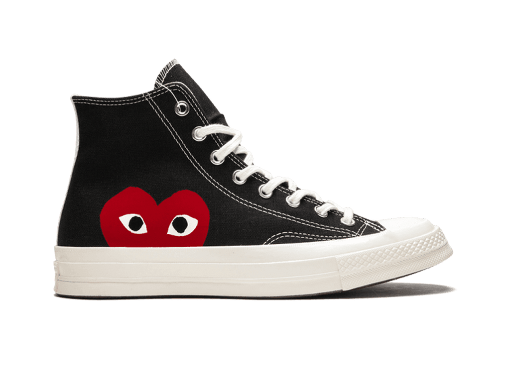 Converse Chuck Taylor All Star 70 Hi Comme des Garcons PLAY Black-Converse-pikastore.cz
